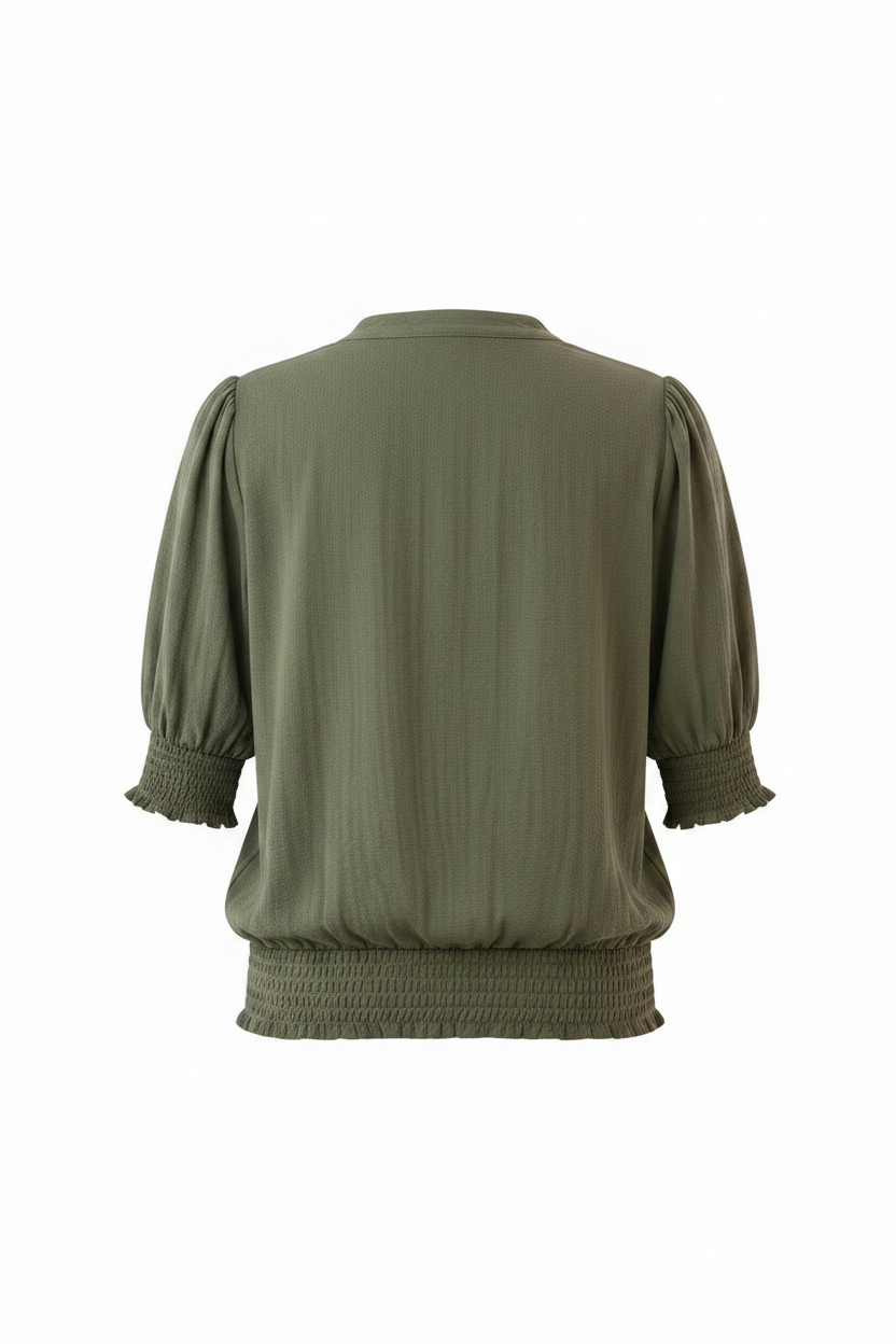 Cotton Crochet Embellished Blouse