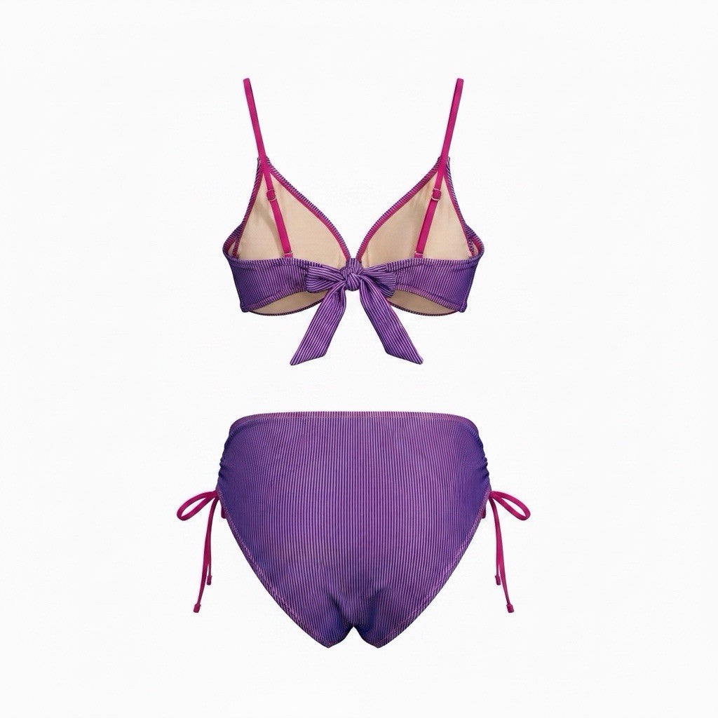 Cupshe Women's Bikini Set - Size L - Colors Appear Pink or Blue - Image 6