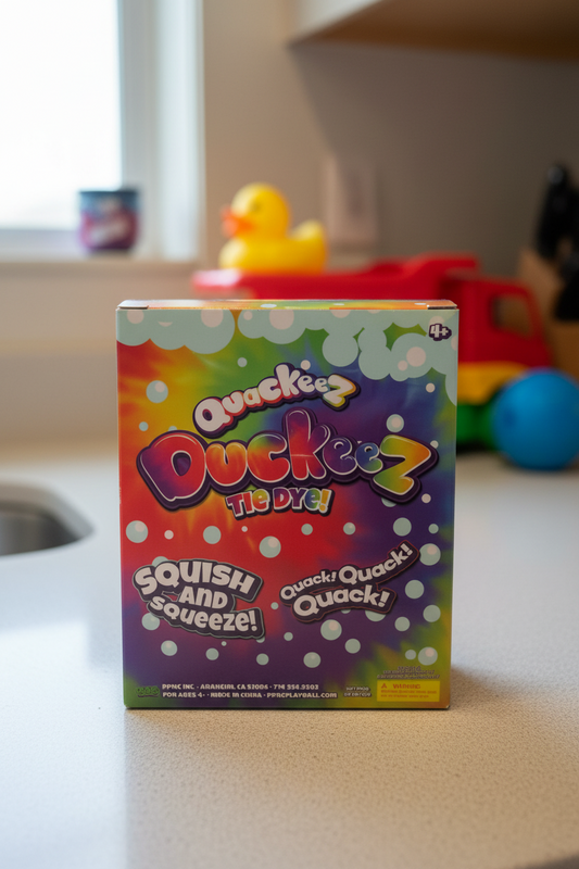 Quackeez Duckeez Tie Dye Squishy!