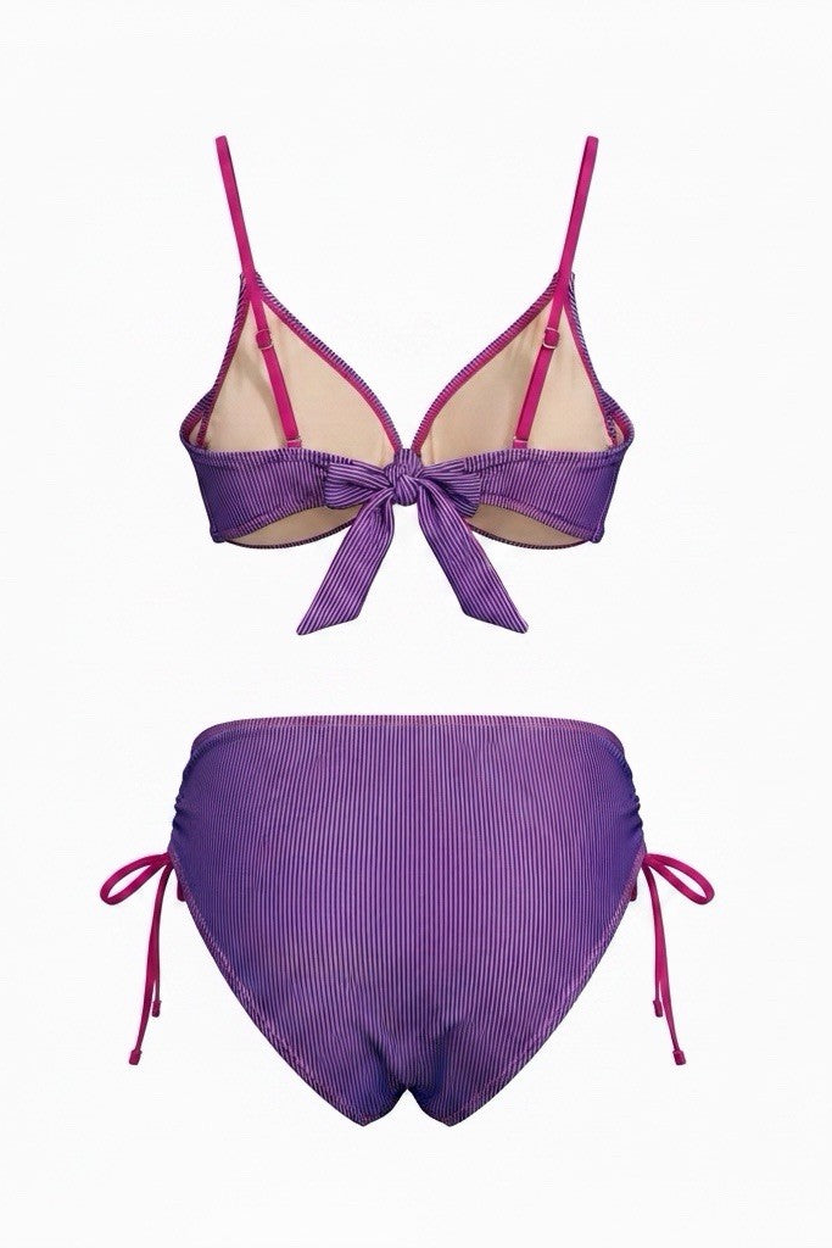 Cupshe Women's Bikini Set - Size L - Colors Appear Pink or Blue - Image 6