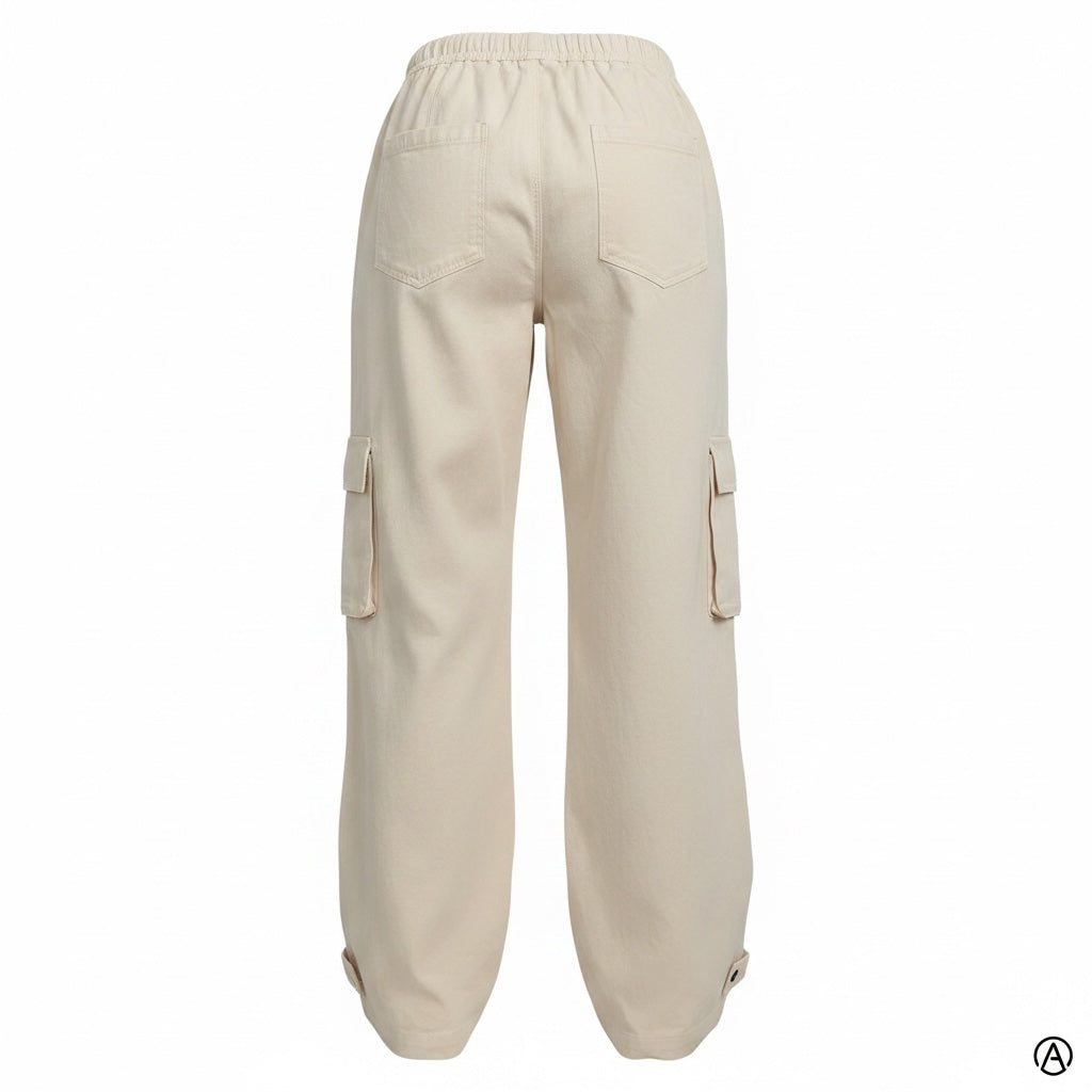 “Time Catches up” Wide-Legged Pants