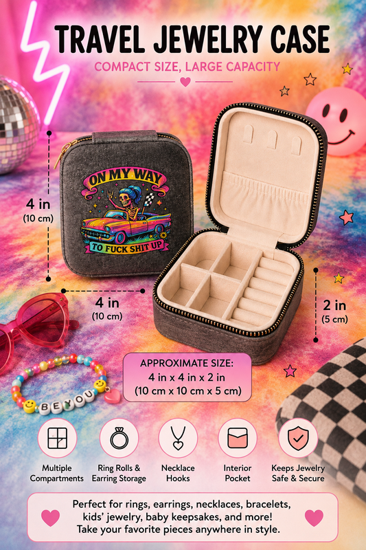 On My Way Travel Jewelry Case
