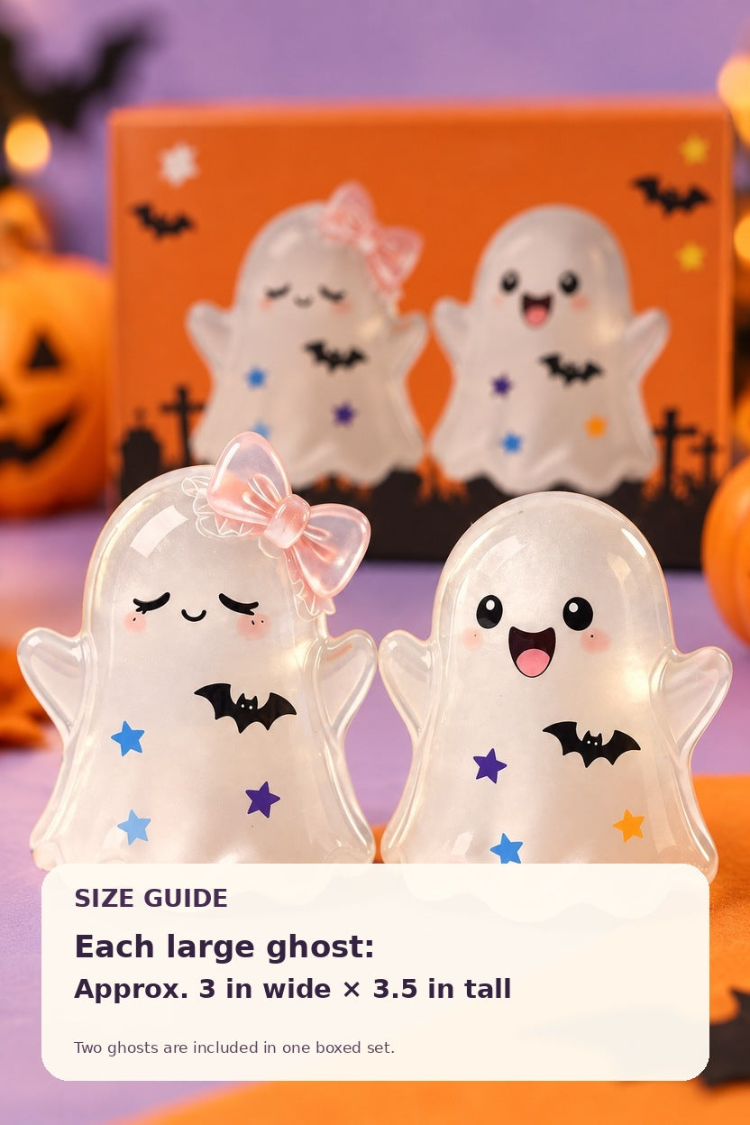 Each ghost measures approximately 3 inches wide and 3.5 inches tall