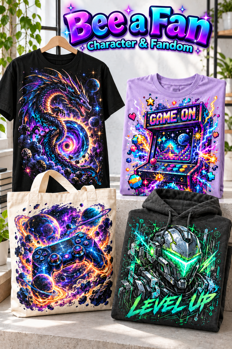 Bee a Fan | Character & Fandom apparel transfer category cover