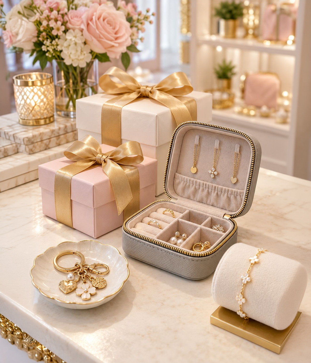 gift shop collection artwork with matching expanded background