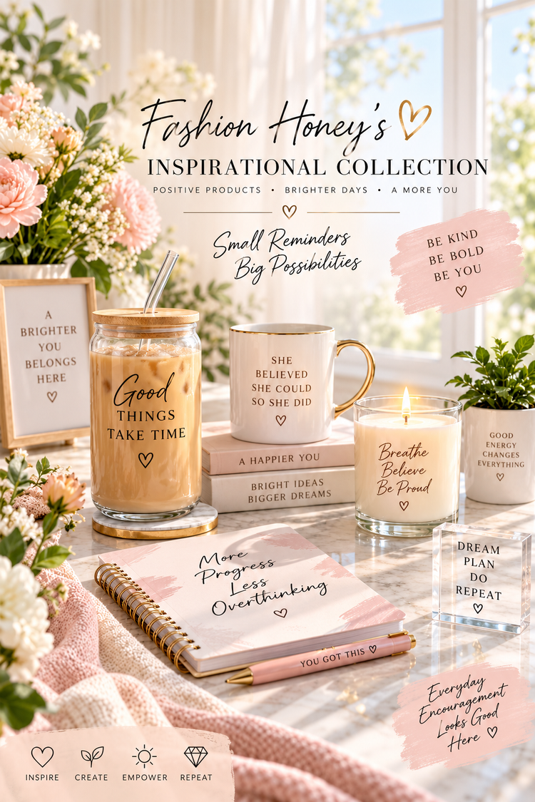Bee Inspired | UV DTF Inspirational & Sayings — full-frame portrait collection cover for customizable UV DTF hard-surface transfers