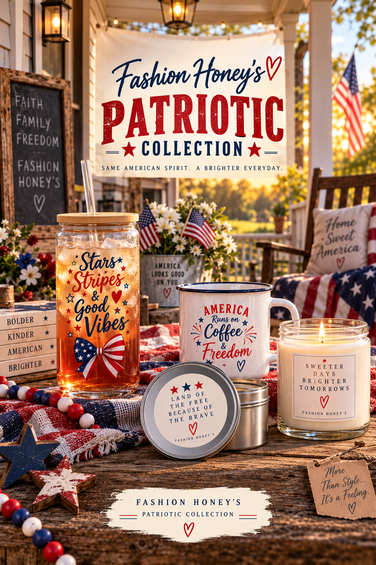 Bee Proud | UV DTF Patriotic — full-frame portrait collection cover for customizable UV DTF hard-surface transfers