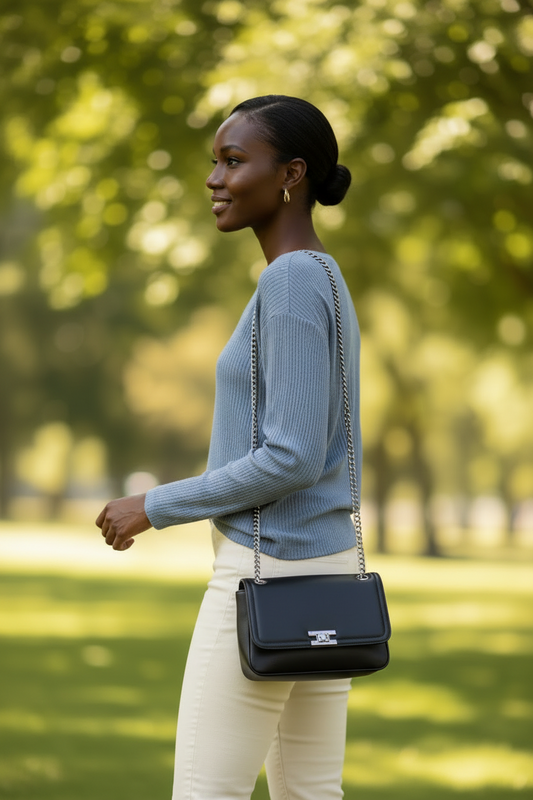 Long Sleeve Ribbed Knit Henley Top