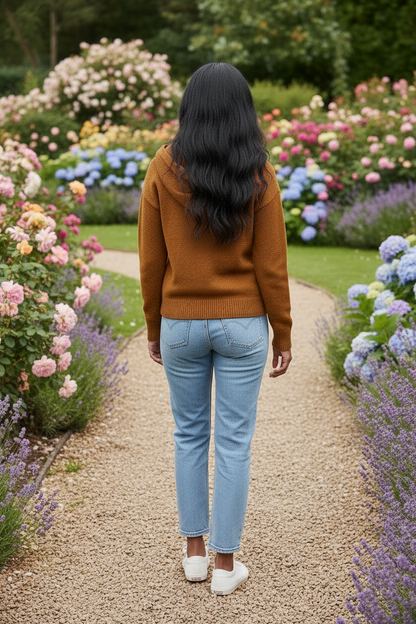 Full Zip Sweater-Like Hoodie