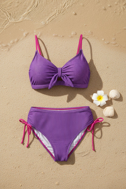 Cupshe Women's Bikini Set - Size L - Colors Appear Pink or Blue - Image 5