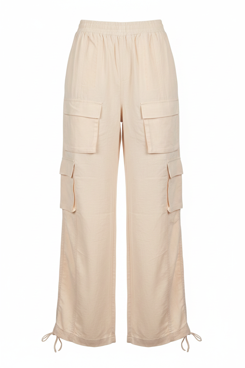 “Time Catches up” Wide-Legged Pants
