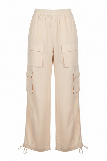 “Time Catches up” Wide-Legged Pants