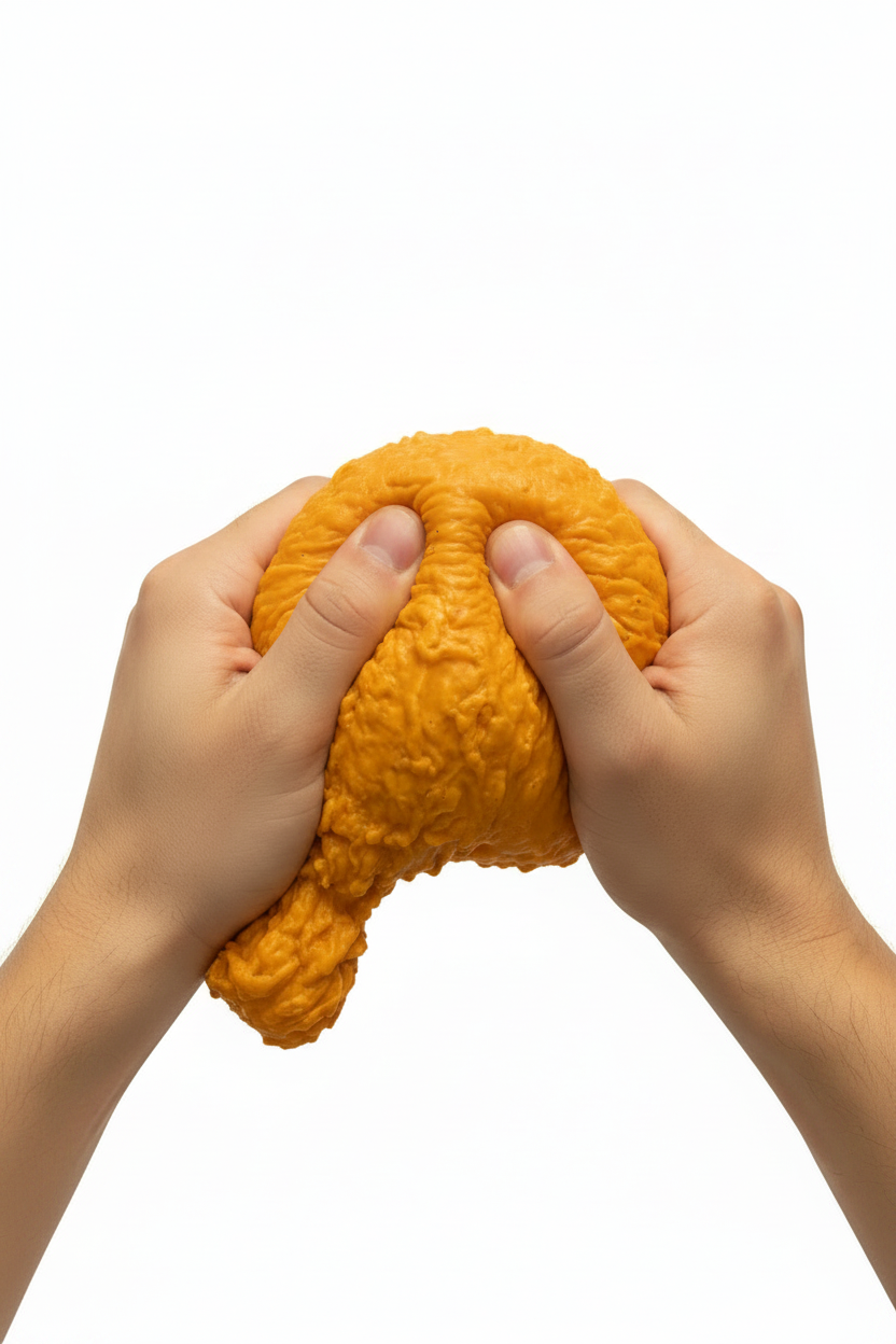 Jumbo Fried Chicken Leg Squishy