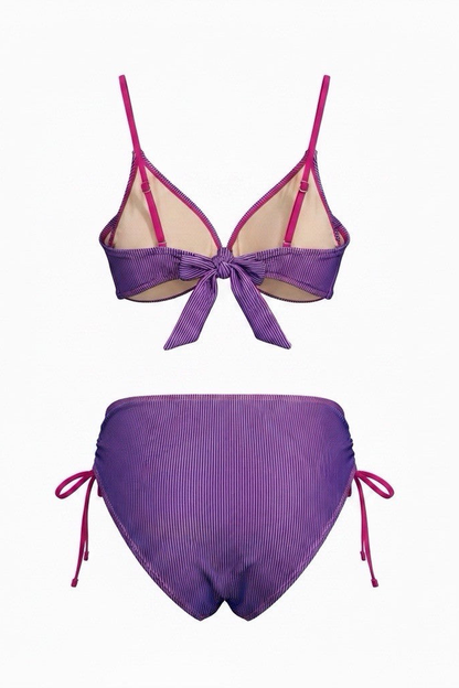 Cupshe Women's Bikini Set - Size L - Colors Appear Pink or Blue - Image 6