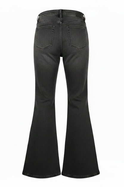 Western-Style Flare Jeans Button Fly