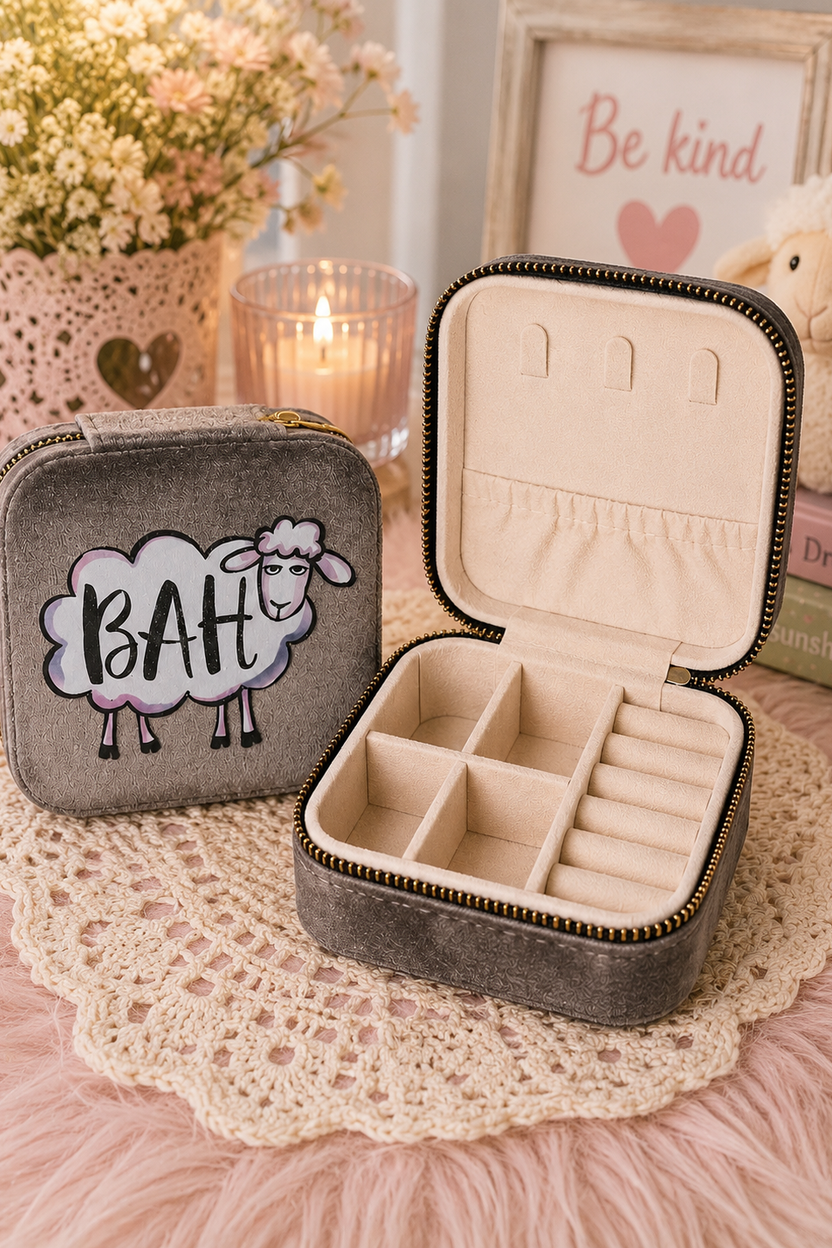 BAH Sheep Travel Jewelry Case