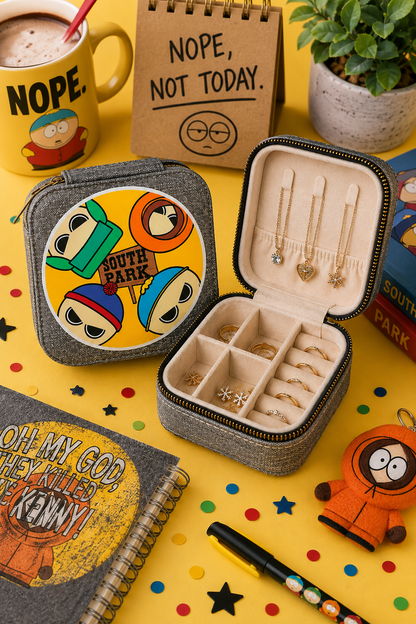 Cartoon Crew Travel Jewelry Case