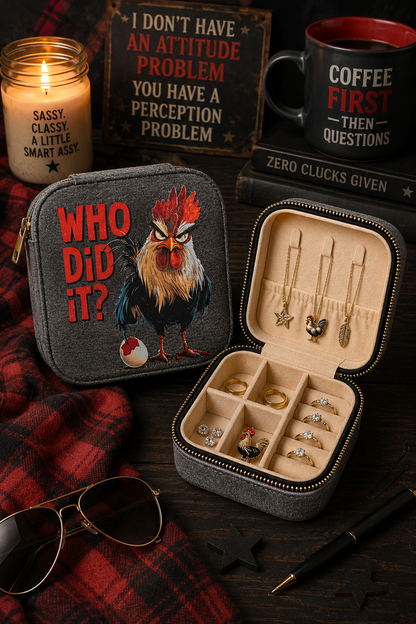 Who Did It? Travel Jewelry Case – photo 3