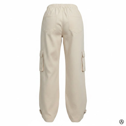 “Time Catches up” Wide-Legged Pants