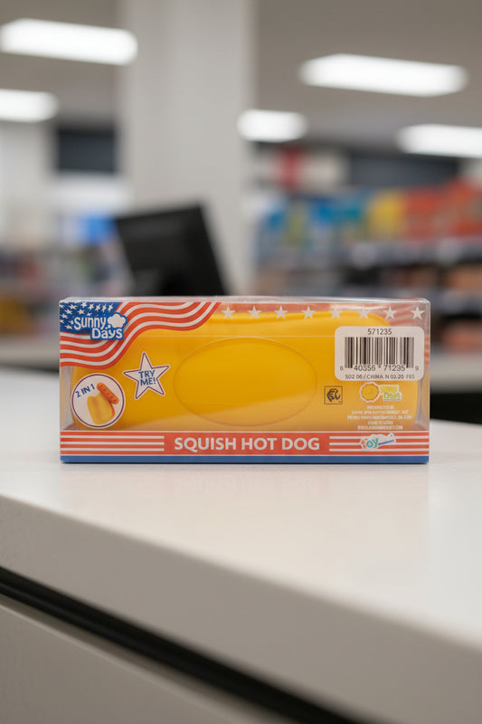 Happy Hot Dog Large Squishy