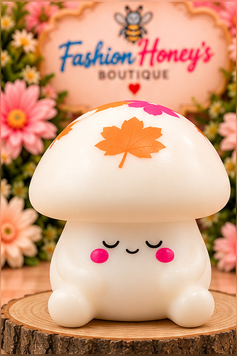 Mushroom Squishy front boutique view