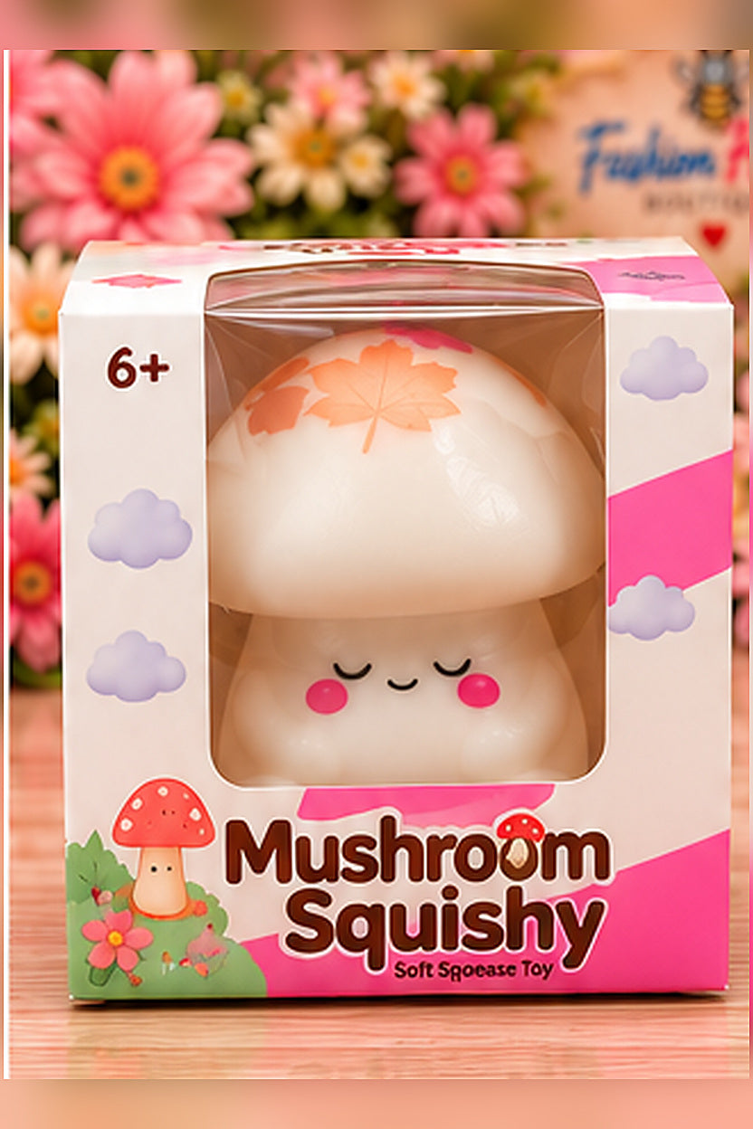 Mushroom Squishy packaging boutique view