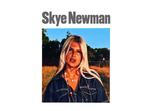 Skye Newman Portrait UV DTF Transfer — Optional Cut-Apart Sheet