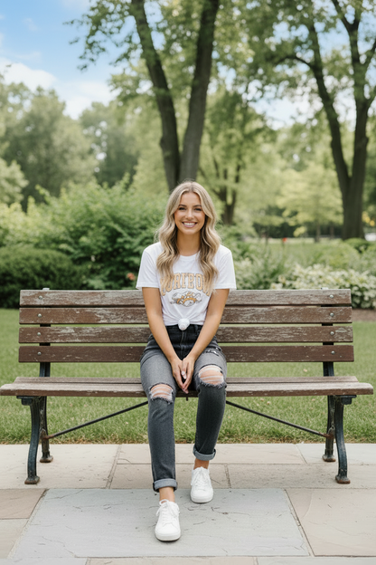 Distressed High-Rise Skinny Jeans