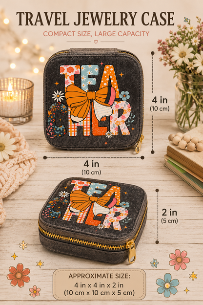 Travel Jewelry case Cute “Teacher”