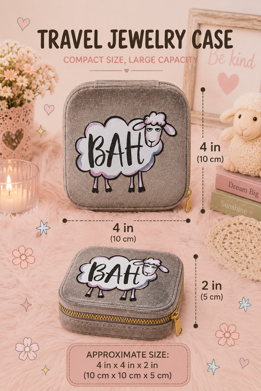 BAH Sheep Travel Jewelry Case