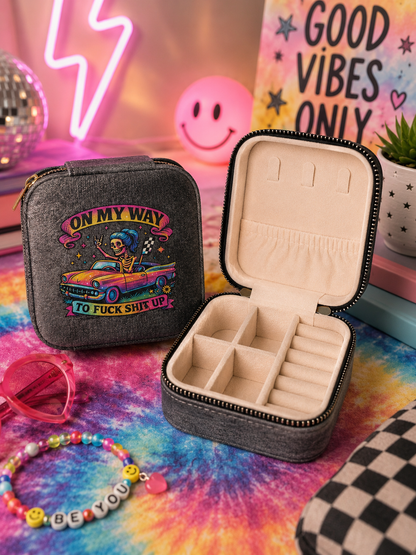 On My Way Travel Jewelry Case