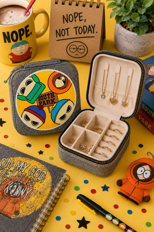 Cartoon Crew Travel Jewelry Case