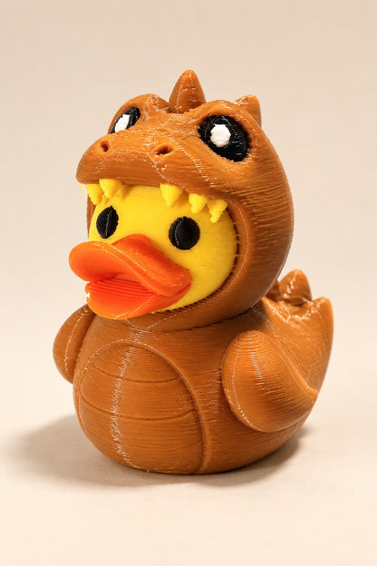Rex the dinosaur duck hard 3D printed collectible