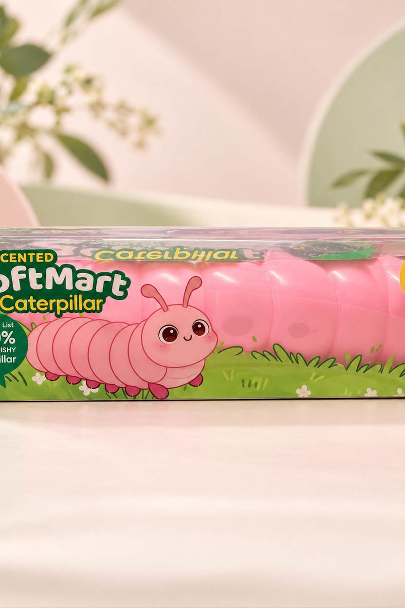 SoftMart Jumbo Scented Caterpillar Squishy
