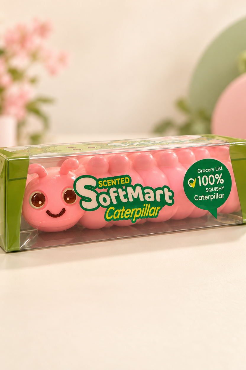 SoftMart Jumbo Scented Caterpillar Squishy