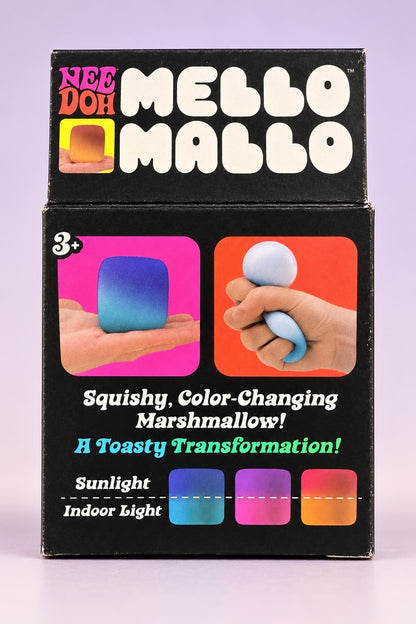 Package panel illustrating sunlight color change