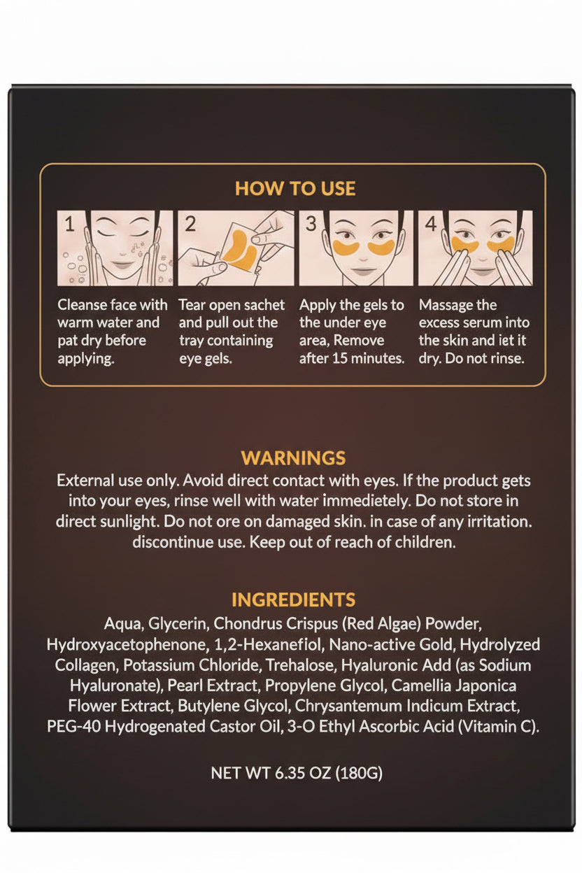 Stylia 24K Collegen Eye Gels 1 Pair