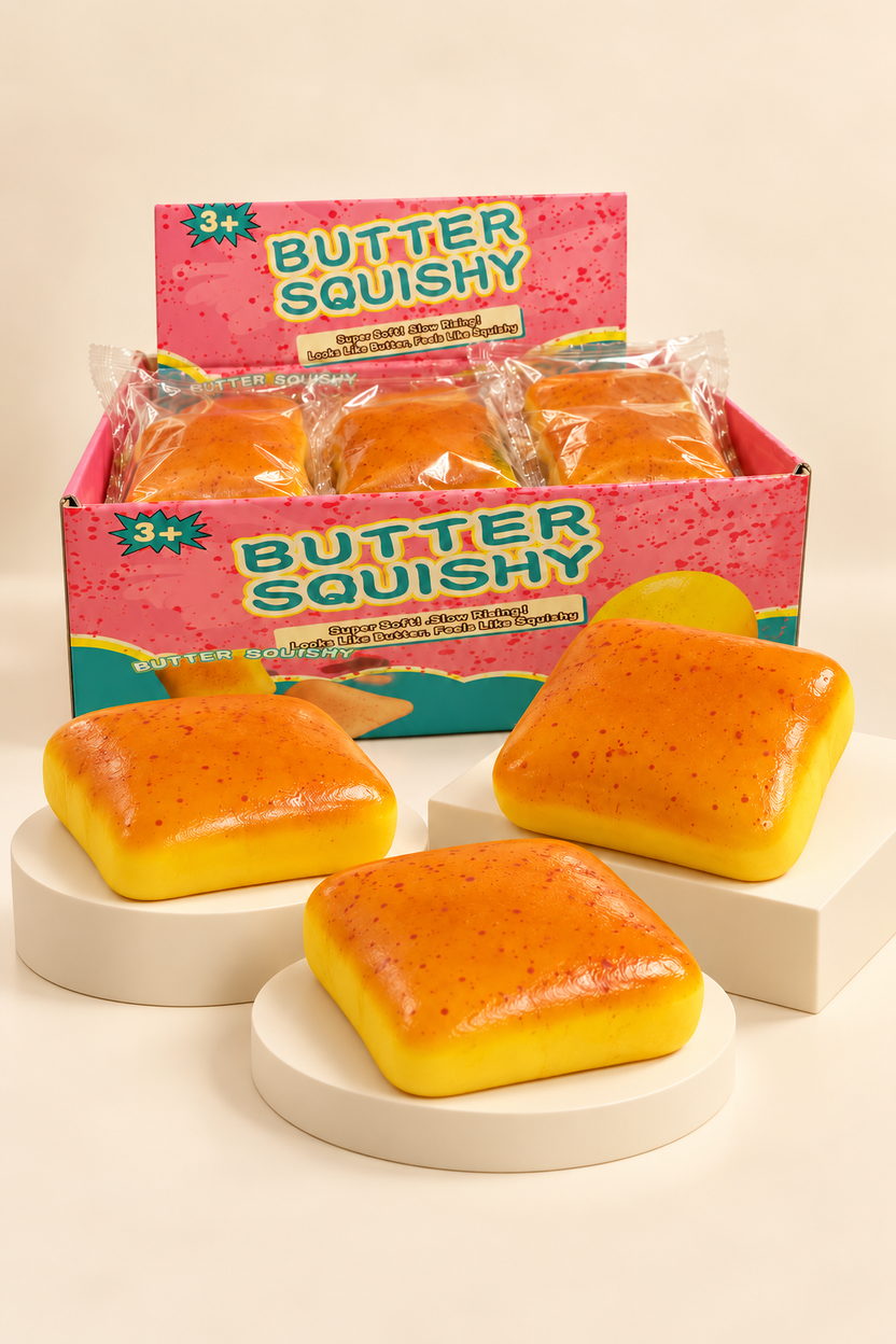 Buttered toast squishy — hero photograph