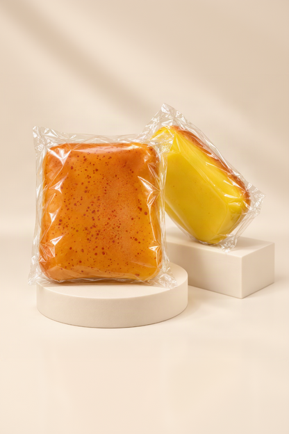 Buttered toast squishy — package photograph