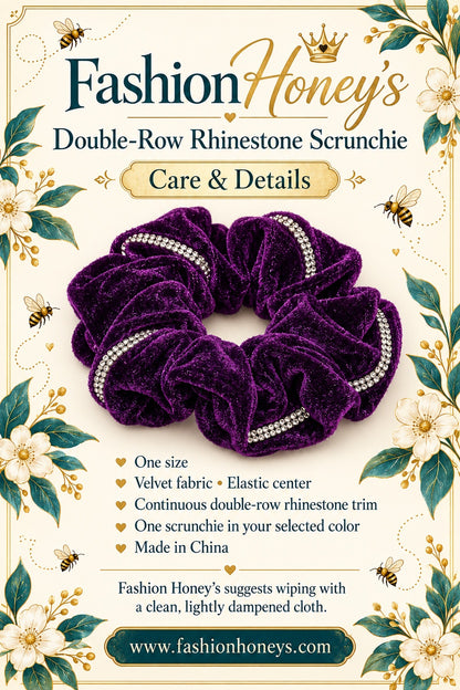 Fashion Honey’s one-size scrunchie care and details guide