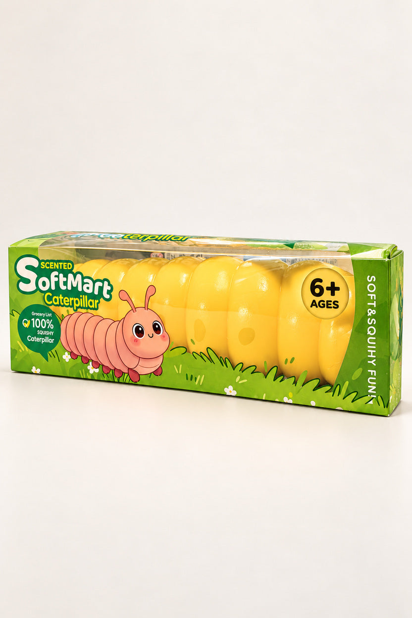 SoftMart Jumbo Scented Caterpillar Squishy