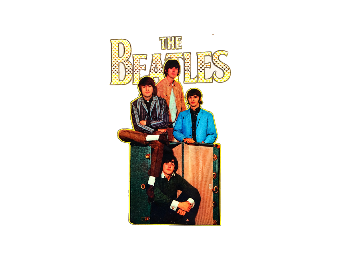 The Beatles Portrait Transfer UV DTF transfer hero; transfer only