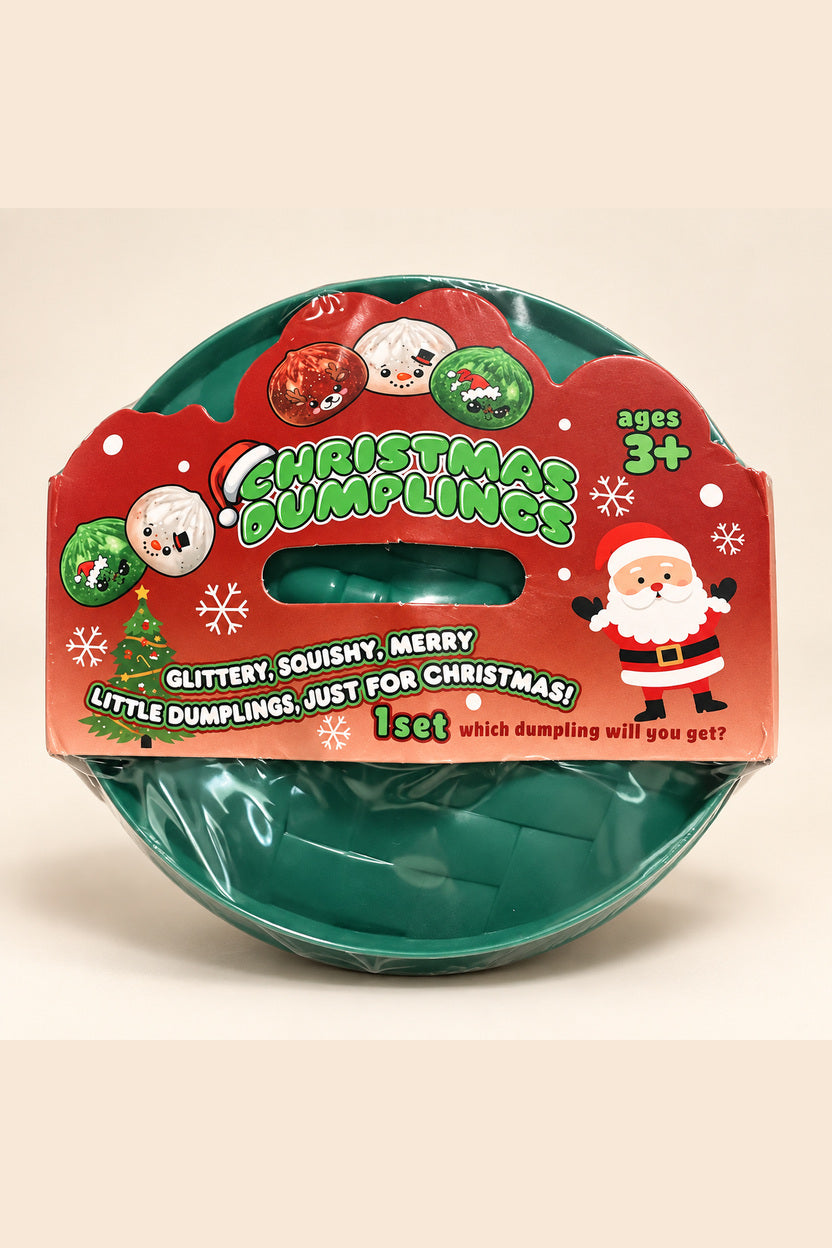 Sealed Christmas Dumplings mystery squishy front