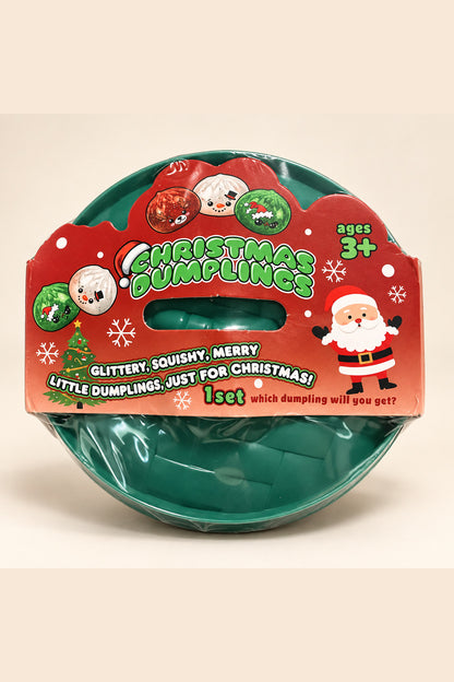 Sealed Christmas Dumplings mystery squishy front