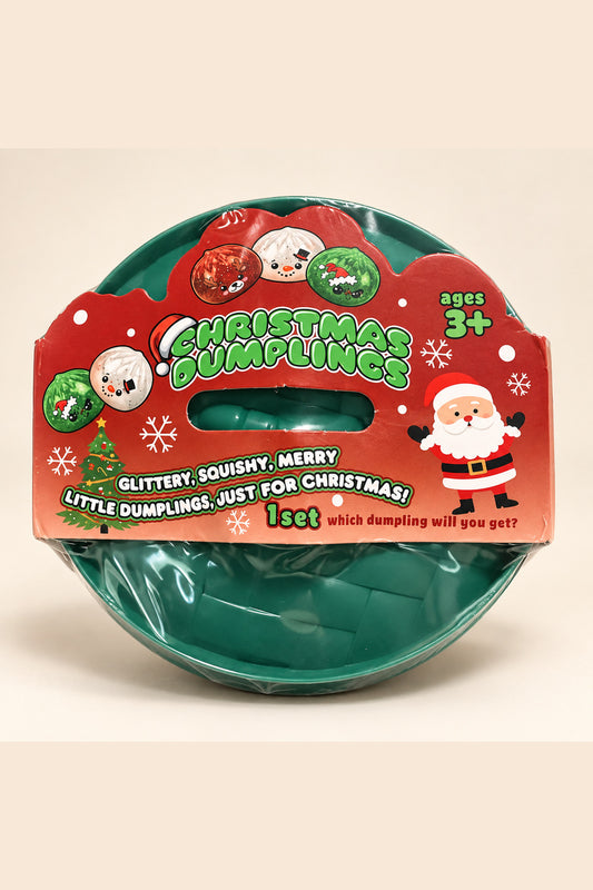 Sealed Christmas Dumplings mystery squishy front