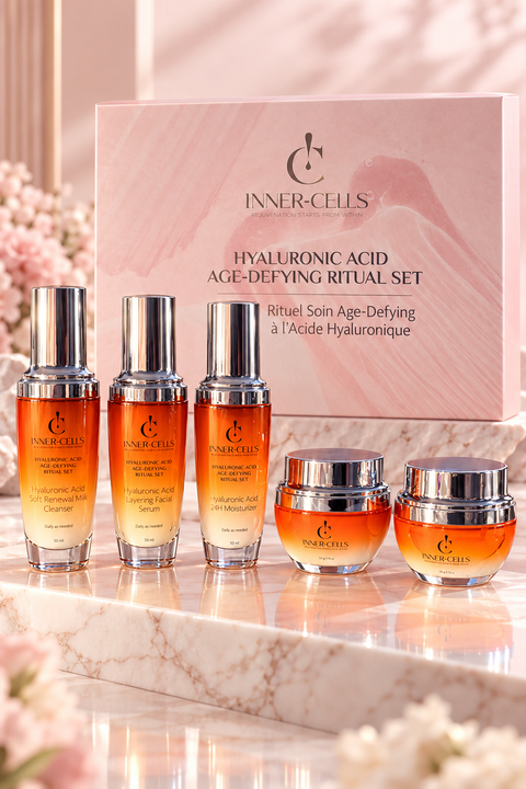 Inner Cells Hyaluronic Acid Age-Defying Ritual Set — 5-Piece