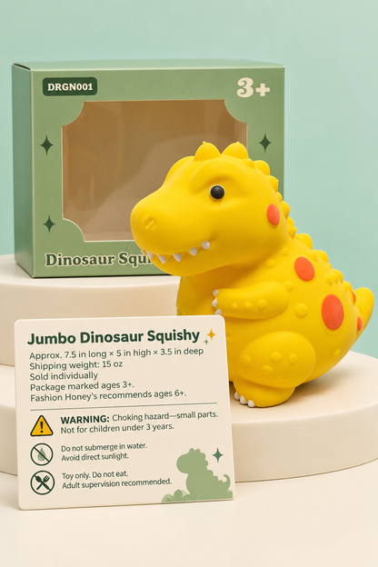 Jumbo dinosaur dimensions and safety guide