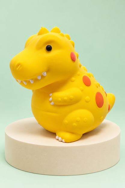 Yellow jumbo dinosaur squishy