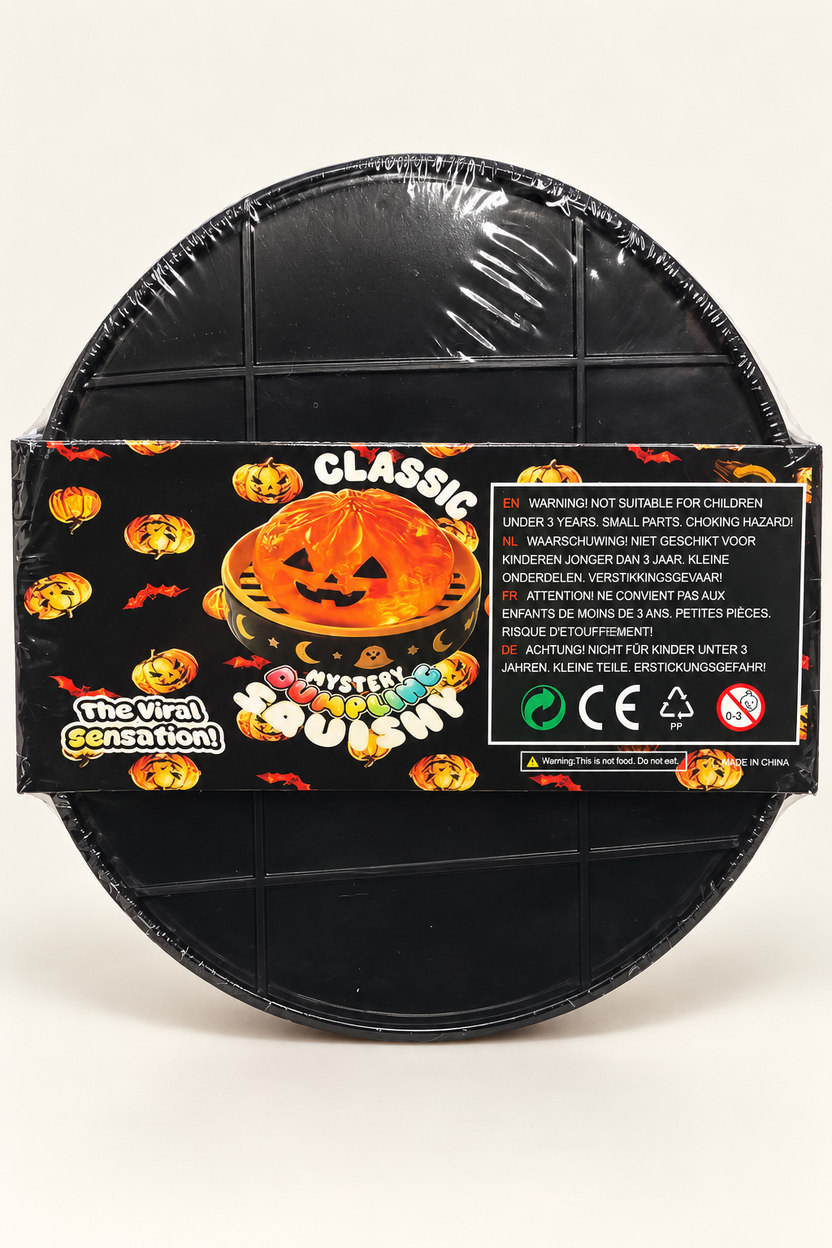 Sealed Jumbo Halloween Mystery Dumpling Marble Edition back photograph