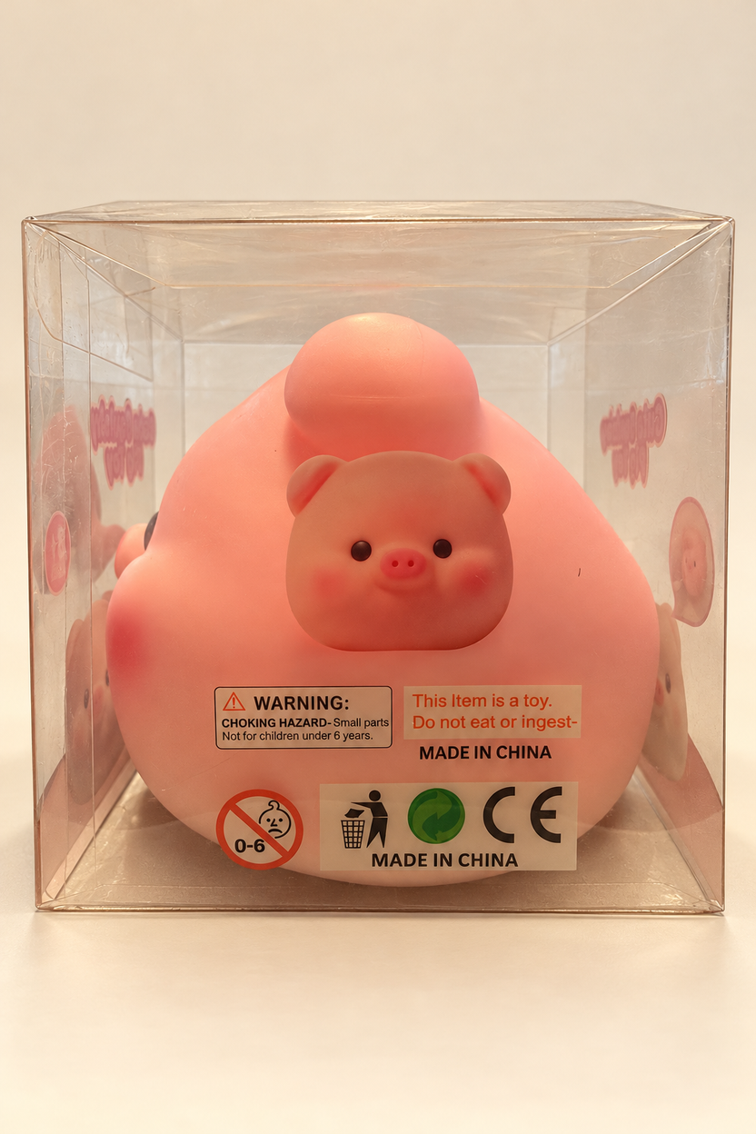 Original box back showing age and choking warnings
